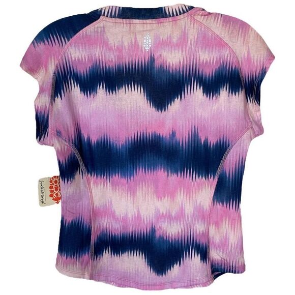 Free People Movement True North Tie Dye Workout Athletic Top NWT Size Small - Picture 3 of 7